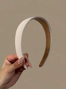 4pcs/1pc Women's 14.17in/36cm Black, Beige, Brown, Khaki Fashion Headbands, Versatile High-End Minimalist Design Hair Accessories Suitable For Daily Wear, Commute, Party, Casual, Beach, Vacation, Washing Face, Makeup, Outfit Matching, Hair Band, Hair Hoop, Hairband For Women, Autumn Outfits ,Home,Skincare Headband Head Accessories - Multicolor - View 5