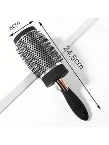 WANMEI Cepillo redondo, cepillo rodillo de aluminio, adecuado para secar con secador el flequillo, cepillo para el cabello rizado y liso de calidad de salón para mujeres, tecnología de calor resistente a los iones de nano, creando rizos profesionales, peinado y una textura brillante. Cepillo redondo, cepillo secador de pelo, cepillo redondo grande, cerdas de nailon, cepillo rizado, cepillo de mujer, peine de mujer - Multicolor - Ver 10