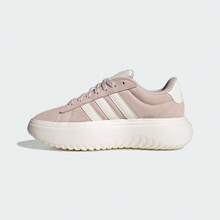 Adidas Zapatillas deportivas casuales de plataforma GRAND COURT para mujer, de corte bajo, modelo JR0701