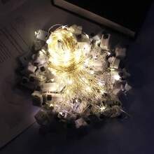 3/6/12pcs LED Chain Light With Three Adjustable Gift Box Decorations, 6.56FT/20LED,Used For Decorating Flowers And Pastries In Small Color Boxes, Home Decoration, Christmas Decoration, Stage Decoration, And Themed Party Decoration