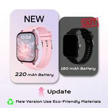 2025 NEU 4,65 cm (1,83 Zoll) HD Touchscreen Smartwatch für Damen und Herren, 220mAh Langanhaltender Akku, Handy Wählen/Empfangen, Schrittzähler, Kalorienverbrauch, Mehrere Sportmodi, Nachrichten- und Anrufbenachrichtigung, Multifunktions-Smartwatch, Sportliche Smartwatch kompatibel mit Android/iOS