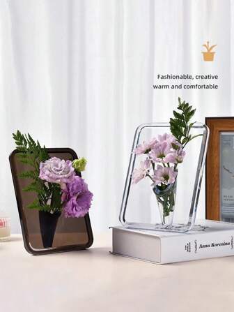 Acrylic Butterfly Vase, Premium Hydroponic Flower Planter, Ins Style Decor For Living Room, Boutique Hotel, Lightweight Luxury Ornament Gifts Birthday Graduation Home Decor Room Decor Flower Vase Glass Vase