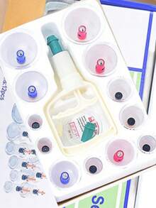 مجموعة كاسات التدليك 24/18/12/6 قطعة، أداة تدليك الأجزاء الجسدية، كاسات التدليك الصينية مع مضخة وشفط، تقليل كتلة الدهون وتهدئة العضلات، تستخدم للتدليك والراحة، تحسين محيط الخصر، علب تدليك الجسم، طالبي الصحة، تحسين الدورة الدموية، تقنيات الاسترخاء، تخفيف الإجهاد، ماساج الجسم المثالي