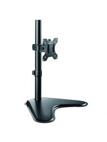 Single Screen Monitor Mount For 13"-32" Monitors With Swivel, Tilt And Rotate - Black - Default - View 4
