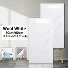 10/20/50pcs Marble Effect Self-Adhesive Wall Tiles, Vinyl Foam Wall Stickers, Waterproof And Moisture-Proof, Easy To Clean And Cut, For Bathroom, Living Room, Kitchen, Bedroom Renovation - Multicolor - View 16
