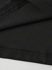 Estilos de Tops de Cosecha: Camisetas Gráficas de Verano para Mujeres con Estampados de Mamá Perro, ¡Genial para Camisetas de Mujer! - Negro - Ver 4