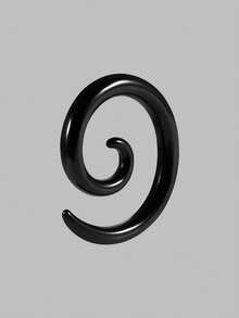 1PC Punk Stainless Steel Snail Spiral Ear Taper Flesh Tunnel Ear Stretcher Ear Nose Expander Stretching Ear Plug Ear Gauge - 1 Piece Of Spiral Ear Expansion - View 20