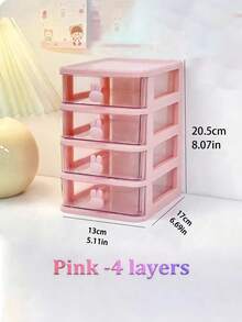 Hộp đựng trang sức màu trắng và hồng, nhiều màu/nhiều tầng/2 tầng/3 tầng/4 tầng, thích hợp cho gia đình, bàn làm việc, đựng đồ nhỏ, ngăn kéo, hộp đựng đồ màu hồng dành cho phụ nữ và trẻ em, phụ kiện tóc. - Nhiều màu - Xem 17