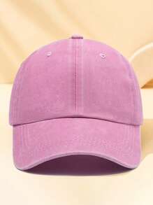 1pc Unisex Plain Vintage Distressed Baseball Cap Sun Hat Trucker Hat, Suitable For Daily Outings, Hiking, Vacation