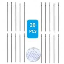 Mix Body Piercing Needles Sizes 12G 13G 14G 16G 18G 20G Piercing Needles For All Piercings - warna baja - View 16