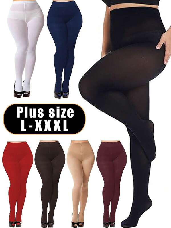 1 Paar bunte Damen Leggings mit hoher Taille - aus verstärktem Nylonmaterial, Herbst- und Winterleggings mit Anti-Faser-Effekt und figurformend, nude-farbene halbtransparente Leggings in verschiedenen Farben, für Tanz und Lässig-Outfits, Alltagsleggings | Modische Leggings | Material mit Anti-Faser-Effekt, Leggings mit hoher Taille