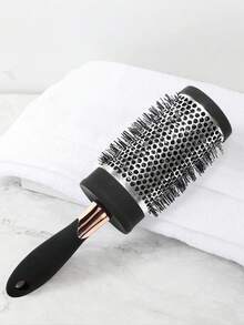 WANMEI Cepillo redondo, cepillo rodillo de aluminio, adecuado para secar con secador el flequillo, cepillo para el cabello rizado y liso de calidad de salón para mujeres, tecnología de calor resistente a los iones de nano, creando rizos profesionales, peinado y una textura brillante. Cepillo redondo, cepillo secador de pelo, cepillo redondo grande, cerdas de nailon, cepillo rizado, cepillo de mujer, peine de mujer - Multicolor - Ver 6