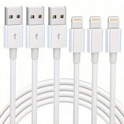 High-Speed Charging & Data Transfer Cable Compatible With IPhone 14 Pro Max/14 Pro/14 Plus/14/13/12/11/XS/XR/8/7/6, IPad, Laptops Compatible With IPhone 14 Pro Max, 14 Pro, 14 Plus, 13 Pro Max, 13 Pro, 13, 12 Pro, 12, 11, XS, XR, 8 Plus, 8, 7, 6, 5, SE, For IPad Lightning Nan MFi Certified