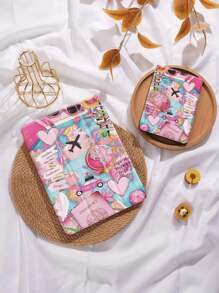 旅行装 iPad 保护套,兼容 iPad 9.7/10.2/10.5/10.9/12.9/Pro 11(第十代),兼容三星 Galaxy Tab S6 Lite 10.4 英寸,兼容 Kindle Paperwhite 第十二代(2024 年款),Kindle(第十一代)(2022 年发布),柔软防震保护,智能支架/自动唤醒/睡眠功能 - 彩色 - 查看 5