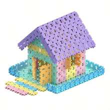 Digital Building Block Toys For Kids, Building Toys, Building Set, Children'S Educational Toys, Interlocking Creative Connecting Kit-Promote Fine Motor Skills Sensory Development-Random Color - Multicolor - View 5