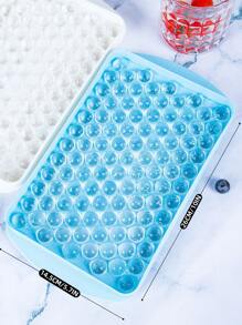 1pc PP Ice Cube Mold, Minimalist Plain Ice Ball Making Mold For Home Supplies - Blue - View 3