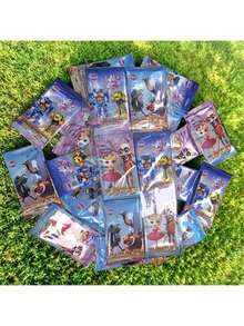 120pc New Mythological Creature Cards Tralalero Tralala - A Series Of Strategic Card Games, Each Pack Contains 8 Smooth Laser-Printed Base Cards, Anime-Style Battle Collectible Cards, Randomly Packed - This Is A Meaningful Gift For Friends Who Love Anime, Fun AI Creature Designs For Decoration, Interesting Designs, And Bright Colors For Creative Decoration. - Multicolor - View 5