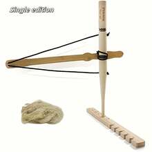 Kit de taladro de arco PSKOOK, iniciador de fuego primitivo, herramienta de fricción para supervivencia para actividades al aire libre de exploración, entrenamiento de supervivencia en la naturaleza, principiante - multicolor - Ver 8