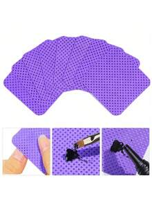 2000/1000/200pcs Nail Wipes - Professional Lint-Free Nail Polish Remover Pads, UV Gel Cleansing Tissues, Unscented Manicure Prep And Finish Nail Art Cleaning Tool(Pink) - Purple - View 2