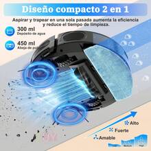 barredora,aspiradora,aspiradora robot,aspiradora automatica,aspiradora inteligente,robot aspiradora trapeadora,robot limpieza,aspiradora robot inteligente,barredora electrica,escoba electrica,Robot aspirador, limpiador inteligente, asistente inteligente,cosas para el hogar,Herramienta de limpieza duradera, sencilla, elegante y económica para uso diario. Alivia el estrés de la limpieza y mantiene el hogar ordenado. Ideal para escuelas, dormitorios, salas de estar y residencias universitarias (blanco y negro) - Negro - Ver 5