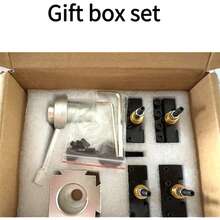 12pcs Mini Adjustable Precision Tool Set With Knob And Lever, Includes Pool Cue Repair Tool And Quick Change Knife Holder, Suitable For Lathe, Handcraft DIY Projects