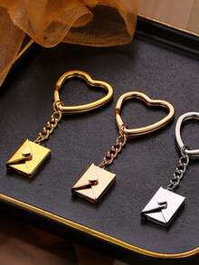 Quà tặng tốt nghiệp cá nhân hóa dành cho bạn thân, móc khóa ảnh tùy chỉnh, móc khóa phong bì ảnh cá nhân hóa, thích hợp làm quà tặng ngày Valentine. - Móc khóa SUV-Heart - Xem 3