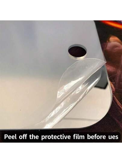 Pc Shower Spiegel Shaving Mirror. Luxe Plexiglass Makeup Small Travel Camping Mirror, Shatterproof Wand Hang held Locker Bathroom. (2 Sizes: 9.45in 7.87in, 11.8in 9.45in). Does Not Contain Hook. view 4