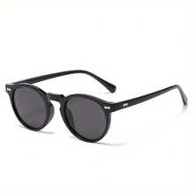 2026 Must-Have Tortoiseshell Round Eyewear, Classic Retro Spectacles With UV Protection For Everyday & Travel, Perfect For Summer Beach Days, Graduation Shoots, Vacation Getaways, Camping Adventures & Casual Outfits, Designed To Add A Timeless, Gentle Vibe To Any Look - Khung tranh lá trà hình báo phân cực C4 - Xem 7