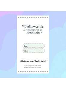 120und Etiquetas para Roupas - Tamanho e Valor | Lojista Personalizada | Promoção válida enquanto Durarem os Estoques! - Multicolorido - Visão 3