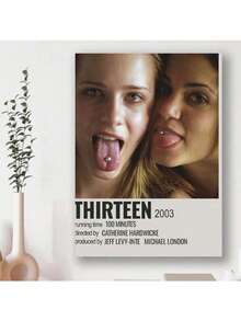 十三部电影海报帆布画墙面装饰画，适用于客厅、卧室装饰，家居装饰帆布画和印刷品墙面艺术画，适用于卧室家居装饰 - 彩色 - 查看 9