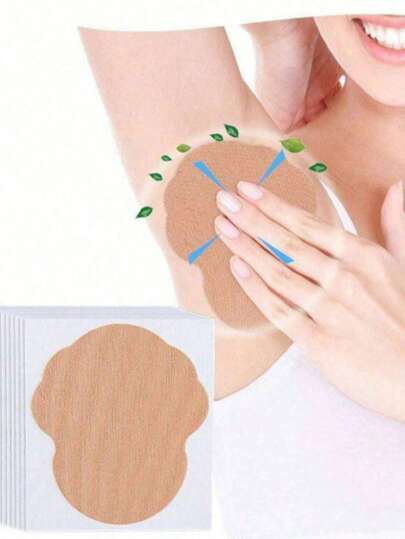 10/30pcs Disposable Underarm Sweat Pads, Unisex Lightweight Invisible Absorbent Odor Proof Elastic Sticke, Underarm Sweat Pads With Gourd Shape, Dress Sweatproof Pads, Antiperspirant & Deodorizing Patches Body Care For Travel,Sport,Outdoor,Summer,Stickers, Back To School SuppliesBack To School Summer Cooling,Beach,Travel