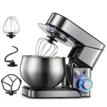 Fohere Stand Mixer, 5.8 QT Stainless Steel Mixer With Dough Hook, 6+P Speeds Tilt-Head Kitchen Dough Mixers For Cake, Electric Home Cooking Kitchen Mixer - Xem 1