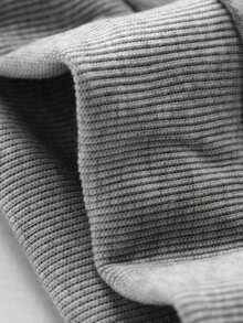 Tween Girls Cute Style Alphabet Heart Pattern Round Neck Long Sleeve Sweater Pullover Autumn Winter Style Winter Clothes For Girls - Grey - View 9