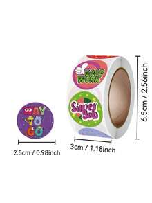 1pc Halloween Fun Sticker Set - Spooky-Cute Skull, Ghost & Scythe Adhesive Labels! Playful & Gratitude-Themed Party Decor Stickers For Girls. Must-Have Self-Adhesive Seals For Gift Wrapping, Treat Bags & Birthday Favors. Features Kawaii Spooky Designs: Smiling Ghosts, Whimsical Skeletons & Mini Scythes.