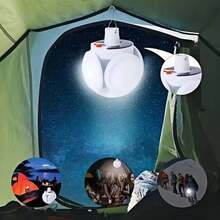 1pc Solar Powered Lamp, Outdoor & Indoor, Remote Control Solar Hanging Lamp, Separate Single/Dual Head Outdoor Path Light, Yard Lighting LED Night Light, Indoor Lighting Lamp, White Light With Remote Control Multifunctional Solar Hanging Lamp - Chandelier-high Gloss - View 13