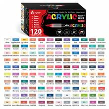 1pc Direct Liquid Soft Tip Acrylic Marker Pen 240 Color Set, Non-Transparent Watercolor Brush Pens For Art Students, DIY Crafts, Calligraphy, Scrapbooking, Handwriting, Card Making, Black Card Paper, Stone Painting, Christmas Decoration, Wood, Plastic, Canvas, Suitable For Students And Office Workers