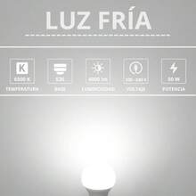 LUCASA LUZCASA 20W Cold Light LED Spotlight, 1 Pc High Power LED Spotlight, LED Ceiling Bullet Spotlight - 60瓦 - 查看 2
