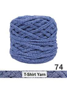 2/1 pieza Hilo de camiseta degradado, grande 300g/unidad - 2cm de ancho, hilo tejido de punto, suave y versátil para manualidades DIY, usado para ganchillo y tejido de bolsos, cojines, muñecas, mantas de almacenamiento, zapatillas, proyectos de ganchillo artesanal, disponible en múltiples colores, hilo multicolor, hilo de poliéster, hilo acrílico, hilo de ganchillo, hilo para manualidades, bolas de hilo vibrante, material de manualidades versátil, accesorios y suministros de tejido