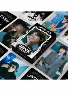 124pcs/92pcs/55pcs JIMIN V J-HOPE RM JIN Lomo Cards, Double-Sided High Definition Photo Cards, Merchandise Cards, Collectible Cards, Valentine's Day Gift, Small Gift, Popular Group Fansite Cards - Multicolor - View 38