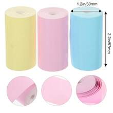 HD Color Thermal Printing Paper: Kids Instant Camera Sticker Paper - Mini Size For Universal Kids Cameras - Multicolor - View 3