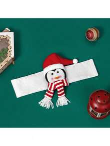 Fivela de cortina de Natal em formato de boneco de desenho animado para decoração de casa, decoração natalina para quarto e sala.