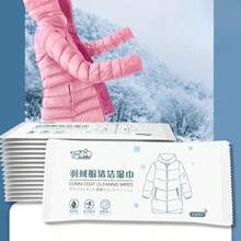 Daily Cleaning Wet Wipes, Winter Clothing Cleaning Wet Wipes, Portable Grease-Removing Wet Wipes For Outdoor Use On Down Jackets, Quick-Drying - Multicolor - View 2