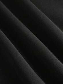 Francisca Sudadera con capucha de felpa con cordón, estampado de leopardo y estrella, informal, para otoño/invierno, de manga larga - Negro - Ver 7