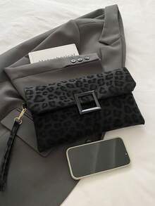 Fashionable Minimalist Casual Clutch Bag For Women, New Solid Color Retro Envelope Purse Coin Pouch