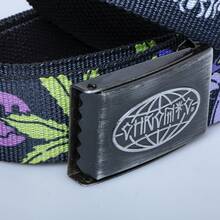 Chronic Mushroom Belt With Tag World Metal Buckle In Black - 黑色 - 查看 4