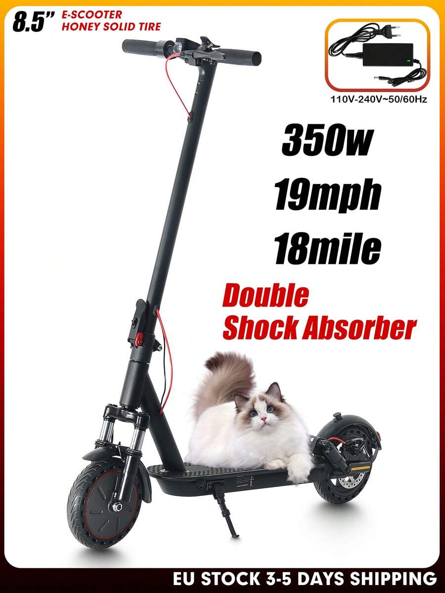 Mankeel 350-Watt Electric Scooter With Dual Suspension, Specifically Designed For Adults And Teenagers. The Scooter Has A Maximum Range Of 18 Miles, A Dual Braking System, A 7.5 Ah Battery, And App Control For A Smooth Riding Experience. It's Suitable For City Commuting, Outdoor Excursions, And Makes A Great Christmas Or Thanksgiving Gift.