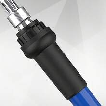 ILIBILIB 60W 220V Adjustable Temperature Soldering Iron Kit, Temperature Range 200 To 450°C, Includes 5 Replaceable Soldering Tips