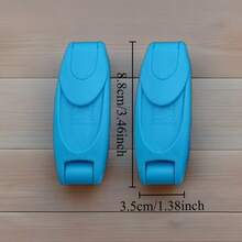 مُعدِّل حزام أمان السيارة من البولي بروبلين - مناسب لتثبيت الرقبة والكتف، مشبك ضغط السيارة، مشبك أمان المقعد، تصميم بسيط، ملمس ناعم، يوفر تجربة قيادة مريحة، اكسسوارات السيارة، اكسسوارات حزام الأمان، تصميم مشبك أنيق