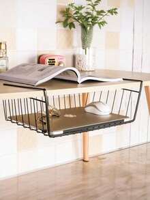 1 pièce Panier à fruits, panier à légumes, étagère de rangement pour table à manger, étagère à fruits pour plan de travail et montage mural, rangement pour collations, épices, panier de rangement multifonction pour pommes de terre et oignons pour la cuisine et le salon