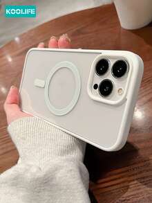 1 件 Koolife 亚克力磁性无线充电防摔超薄糖果色 TPU 边框手机保护壳适用于 17 ProMax/17/17 Pro/17 Air/16/16 ProMax/16 Pro/16/15/15 Pro/15 ProMax/15 Plus/14/13/12/11 - 白色 - 查看 5